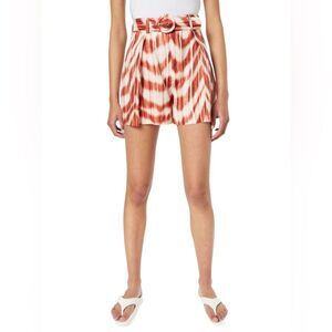 NWOT Banana Republic Rust Orange Linen Shorts Size 18